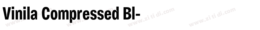 Vinila Compressed Bl字体转换